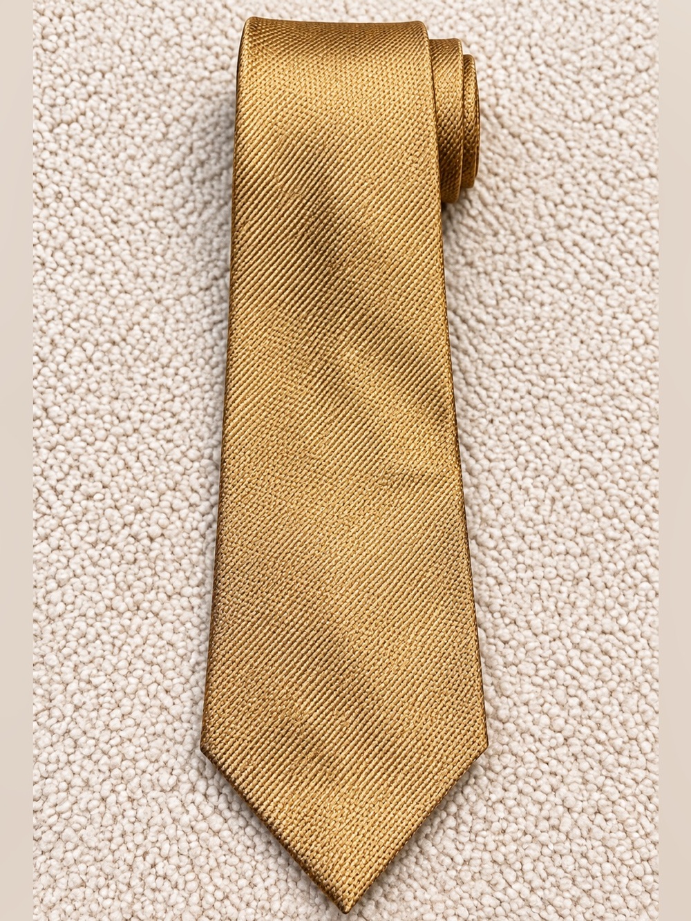 Graham & Lockwood London Gold 100% Silk Necktie 58”